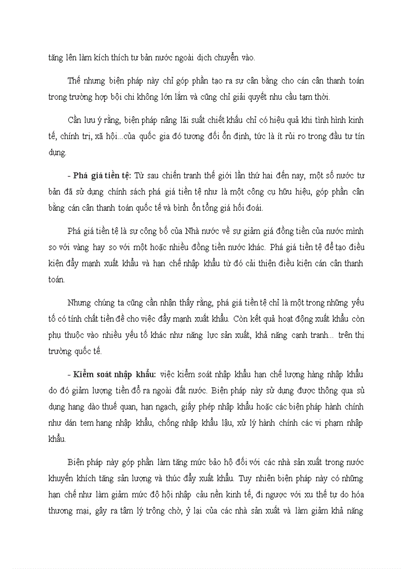 image for page Cán cân thanh toán của Thái Lan