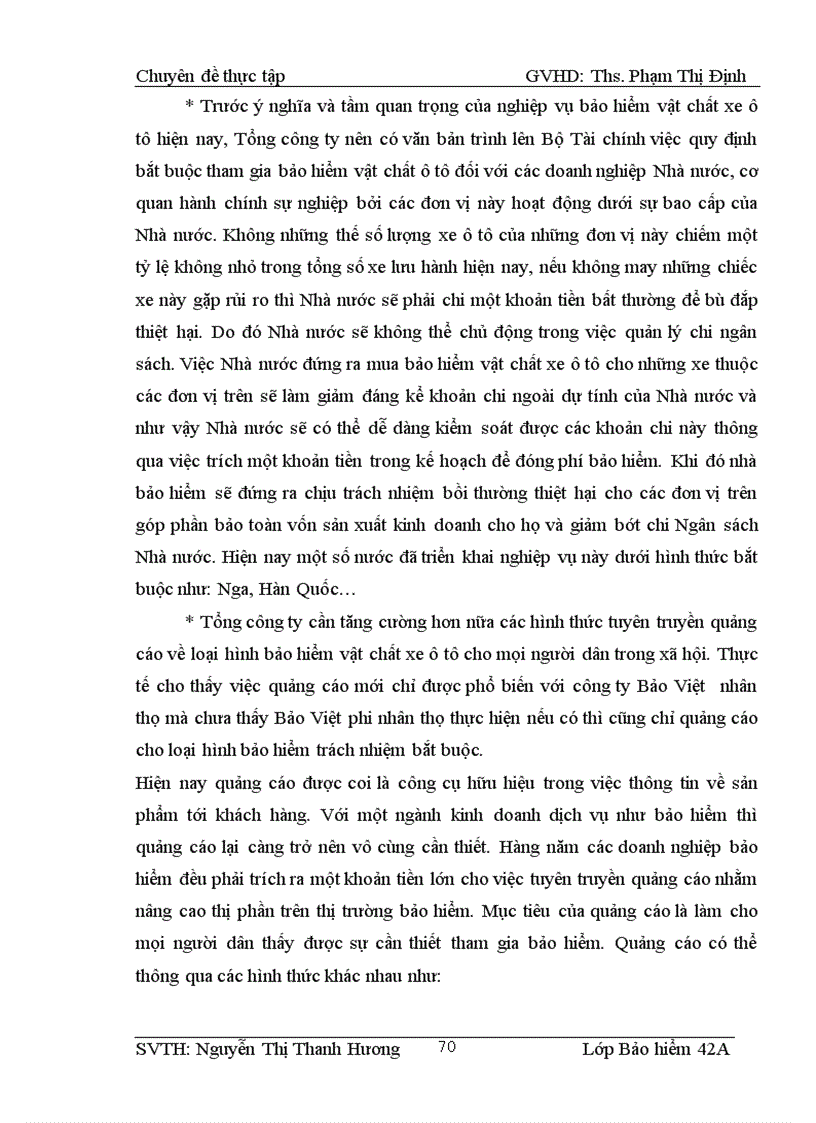 image for page Bảo Hiểm vật chất xe ô tô thực trạng và Một số Giải pháp nhằm nâng cao hiệu quả của nghiệp vụ này tại phòng Bảo Hiểm Đống Đa công ty Bảo Hiểm Hà Nội