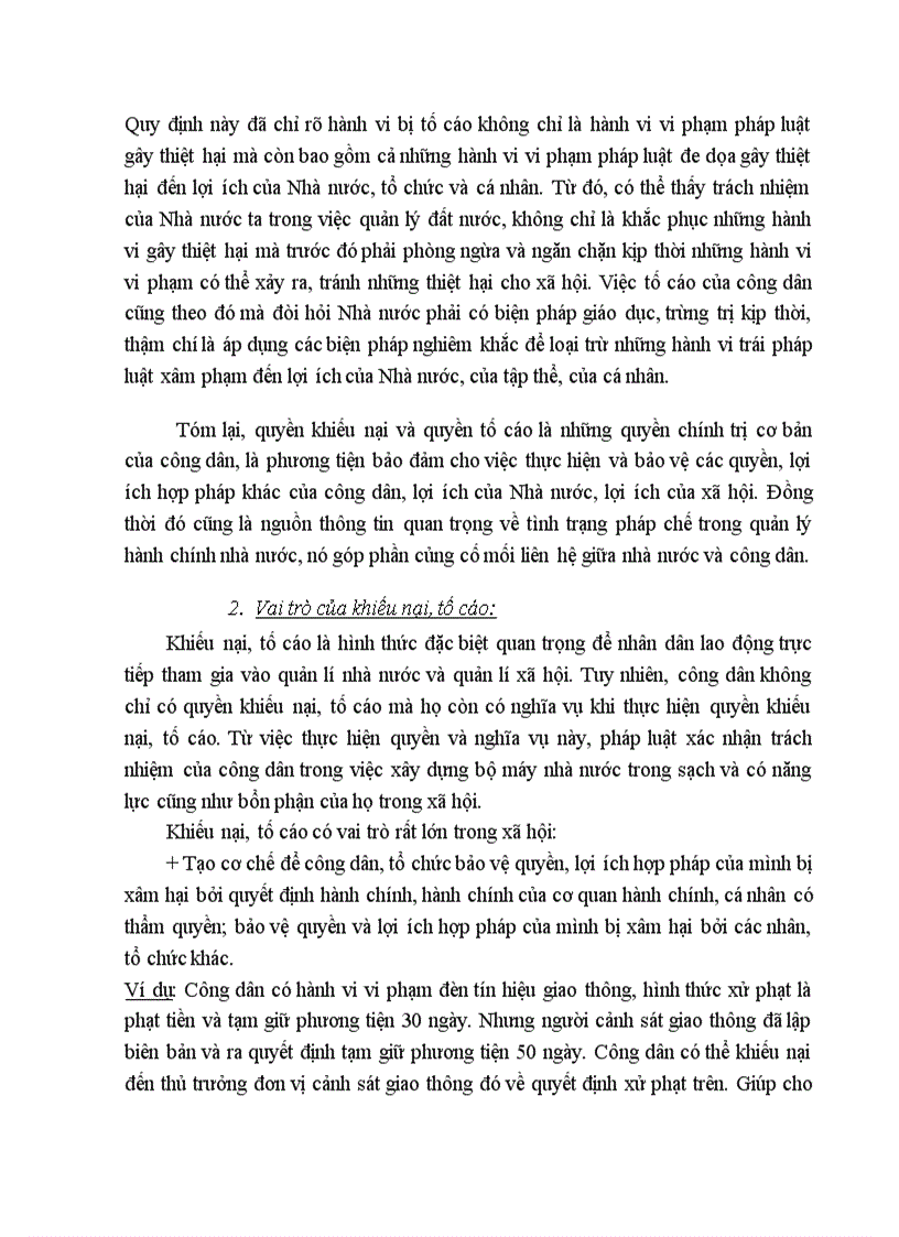 image for page Vai trò của khiếu nại tố cáo và giải quyết khiếu nại tố cáo đối với việc đảm bảo pháp chế trong quản lí hành chính nhà nước