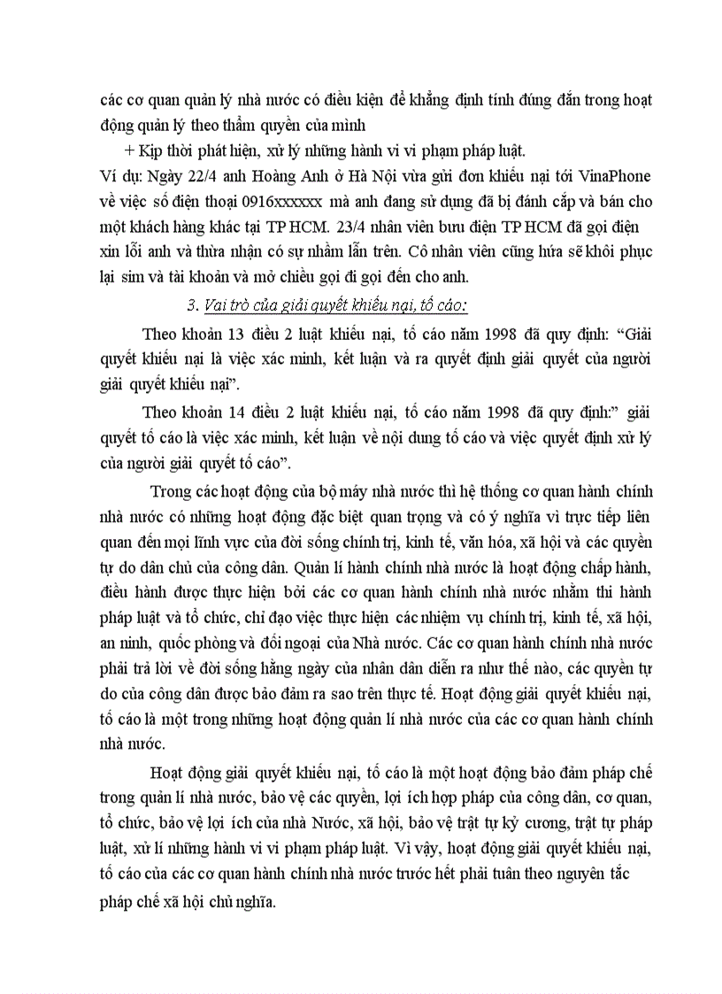 image for page Vai trò của khiếu nại tố cáo và giải quyết khiếu nại tố cáo đối với việc đảm bảo pháp chế trong quản lí hành chính nhà nước