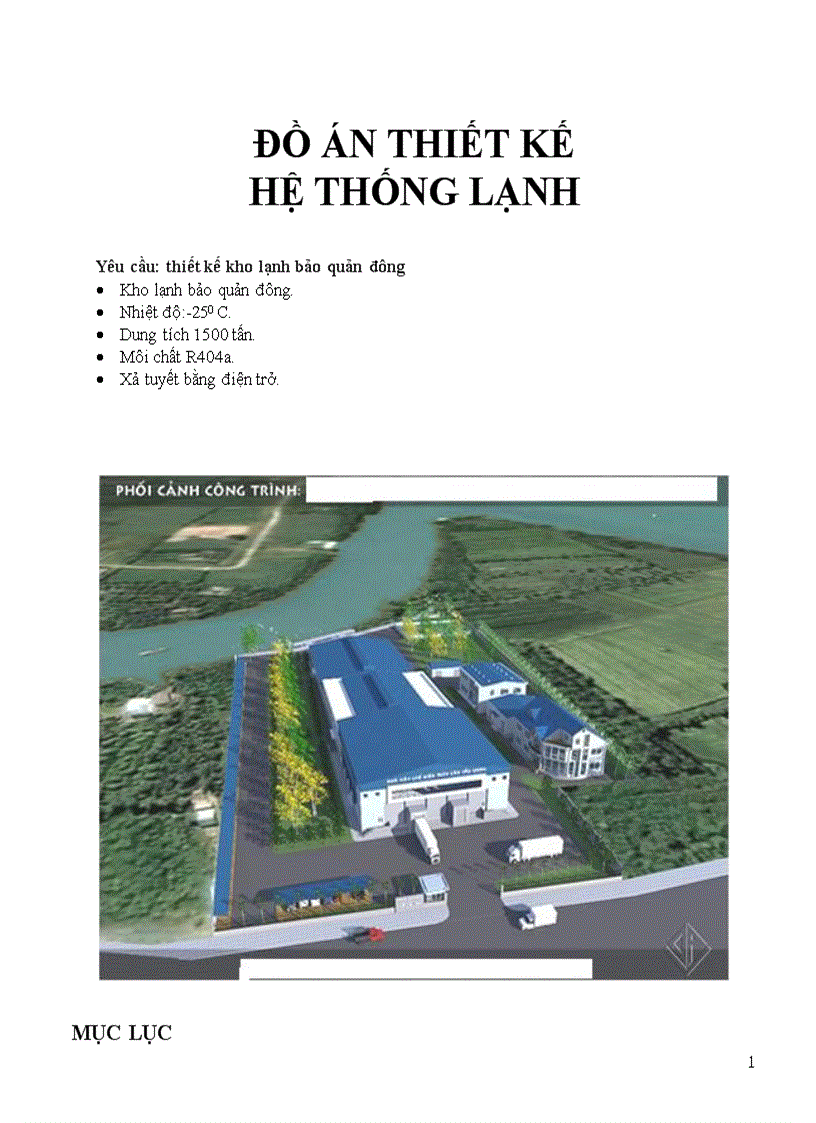 image for page Thiết kế kho lạnh 1500 tấn sử dụng môi chất R404a