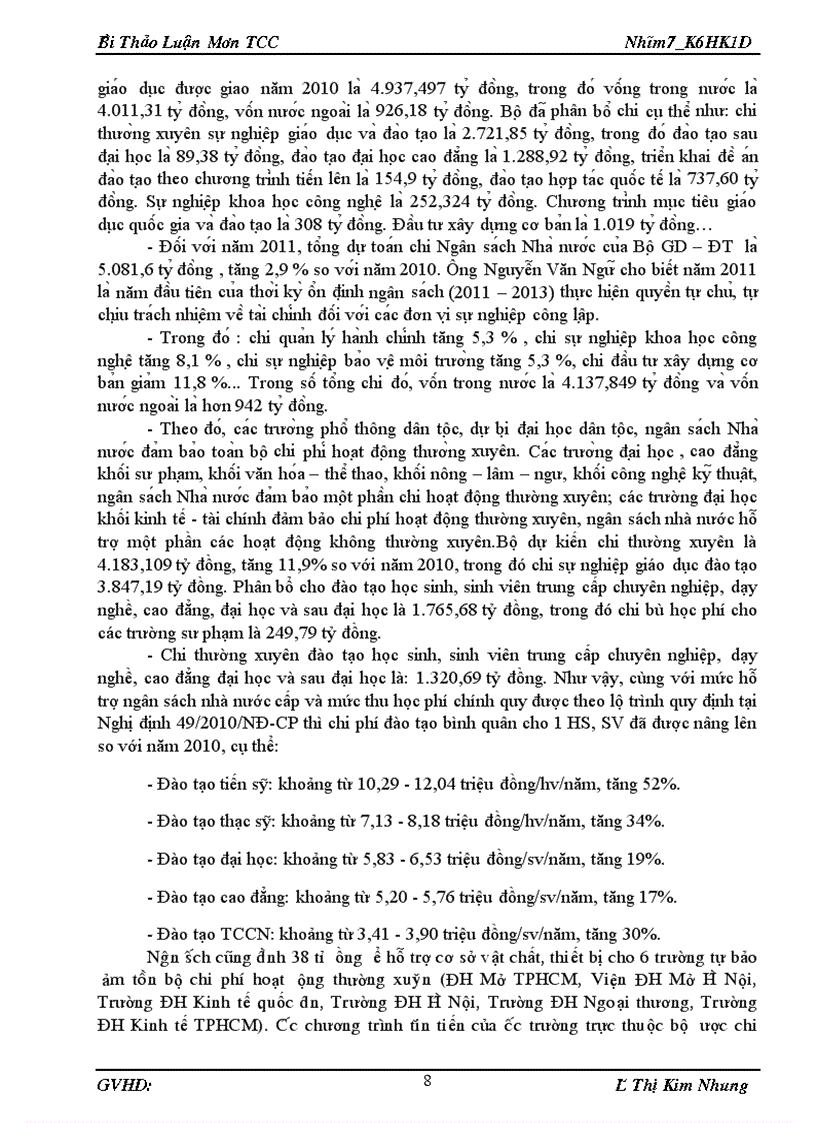 image for page Đánh giá hoạt động chi tiêu công trong lĩnh vực giáo dục đào tạo ở Việt Nam hiện nay