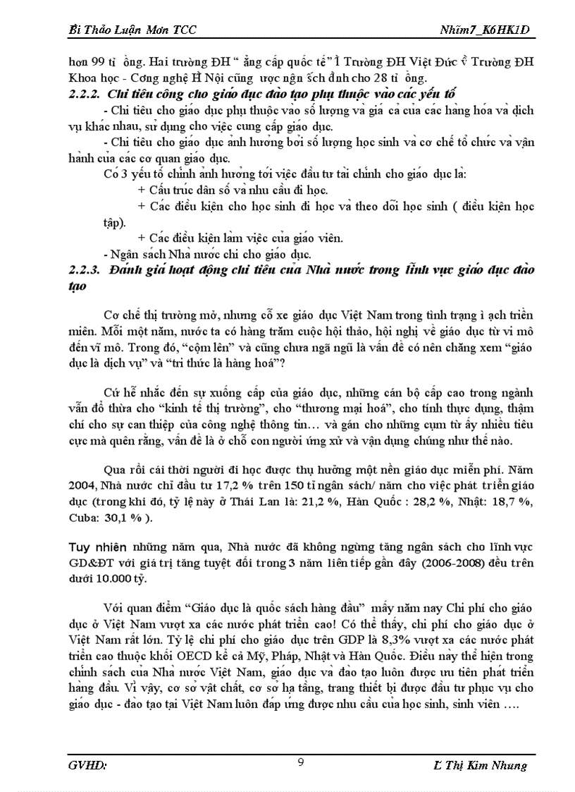 image for page Đánh giá hoạt động chi tiêu công trong lĩnh vực giáo dục đào tạo ở Việt Nam hiện nay