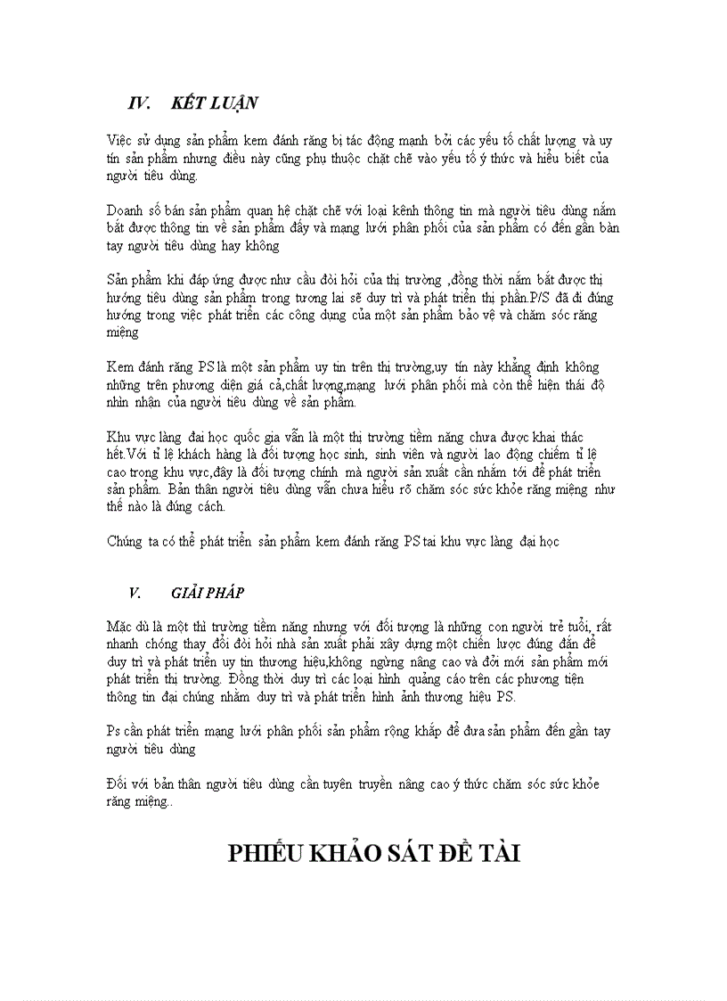 image for page Các yếu tố ảnh hưởng đến sự tiêu thụ kem đánh răng P s ở làng Đại học Thủ Đức