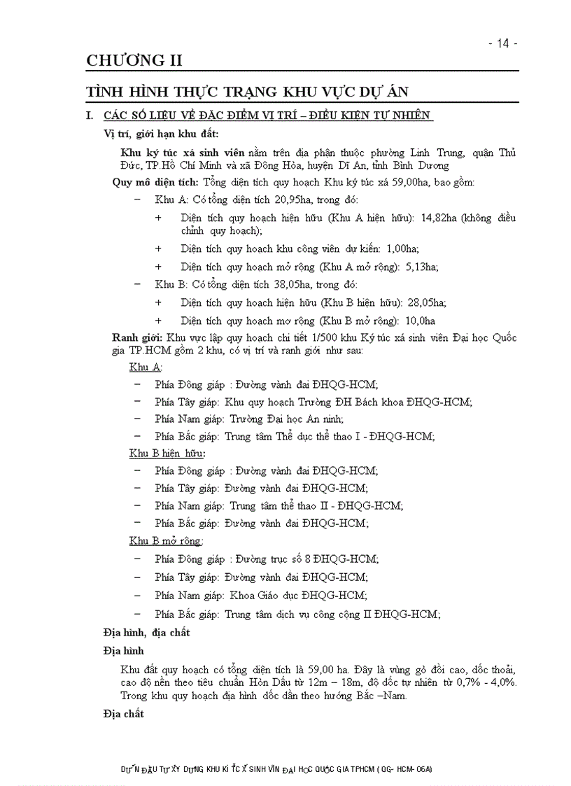 image for page Dự án đầu tư xây dựng khu ký túc xá sinh viên đại học quốc gia tp hcm dự án đầu tư qg hcm 06a