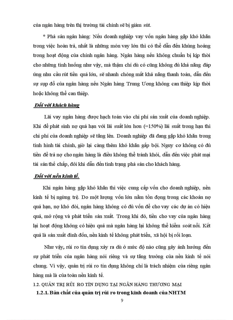image for page Nâng cao chất lượng quản trị rủi ro tín dụng tại ngân hàng thương mại cổ phần Sài Gòn