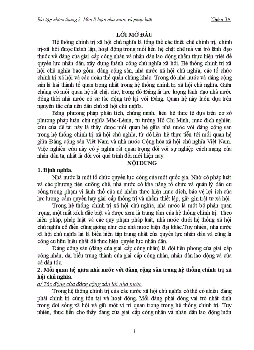 image for page Mối quan hệ giữa nhà nước với đảng cộng sản trong hệ thống chính trị XHCN