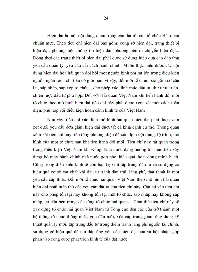 image for page Cơ sở lý luận đổi mới tổ chức hải quan theo mô hình hải quan hiện đại ở Việt Nam hiện nay