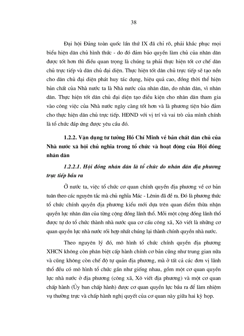 image for page Tư tưởng Hồ Chí Minh về bản chất dân chủ của Nhà nước xã hội chủ nghĩa và sự vận dụng trong đổi mới tổ chức hoạt động của Hội đồng nhân dân các cấp ở Nghệ An hiện nay