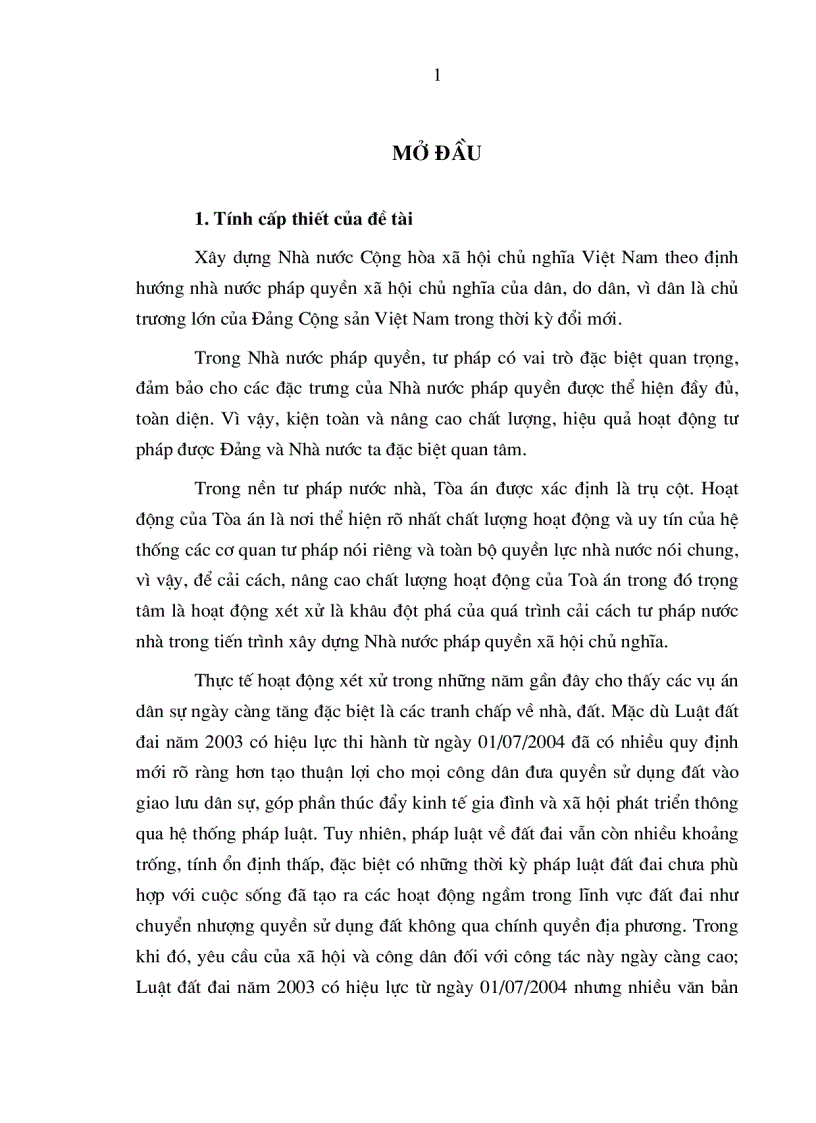 image for page Nâng cao chất lượng áp dụng pháp luật trong việc giải quyết các tranh chấp quyền sử dụng đất tại Tòa án nhân dân ở nước ta hiện nay