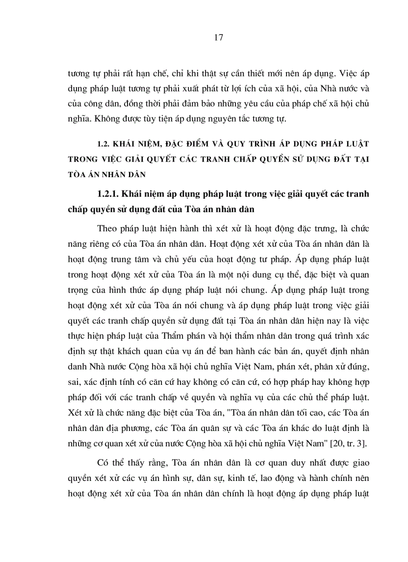 image for page Nâng cao chất lượng áp dụng pháp luật trong việc giải quyết các tranh chấp quyền sử dụng đất tại Tòa án nhân dân ở nước ta hiện nay