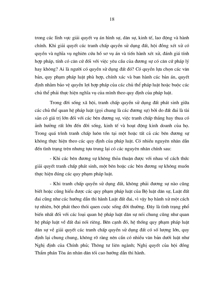 image for page Nâng cao chất lượng áp dụng pháp luật trong việc giải quyết các tranh chấp quyền sử dụng đất tại Tòa án nhân dân ở nước ta hiện nay