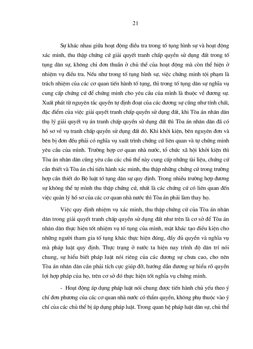 image for page Nâng cao chất lượng áp dụng pháp luật trong việc giải quyết các tranh chấp quyền sử dụng đất tại Tòa án nhân dân ở nước ta hiện nay