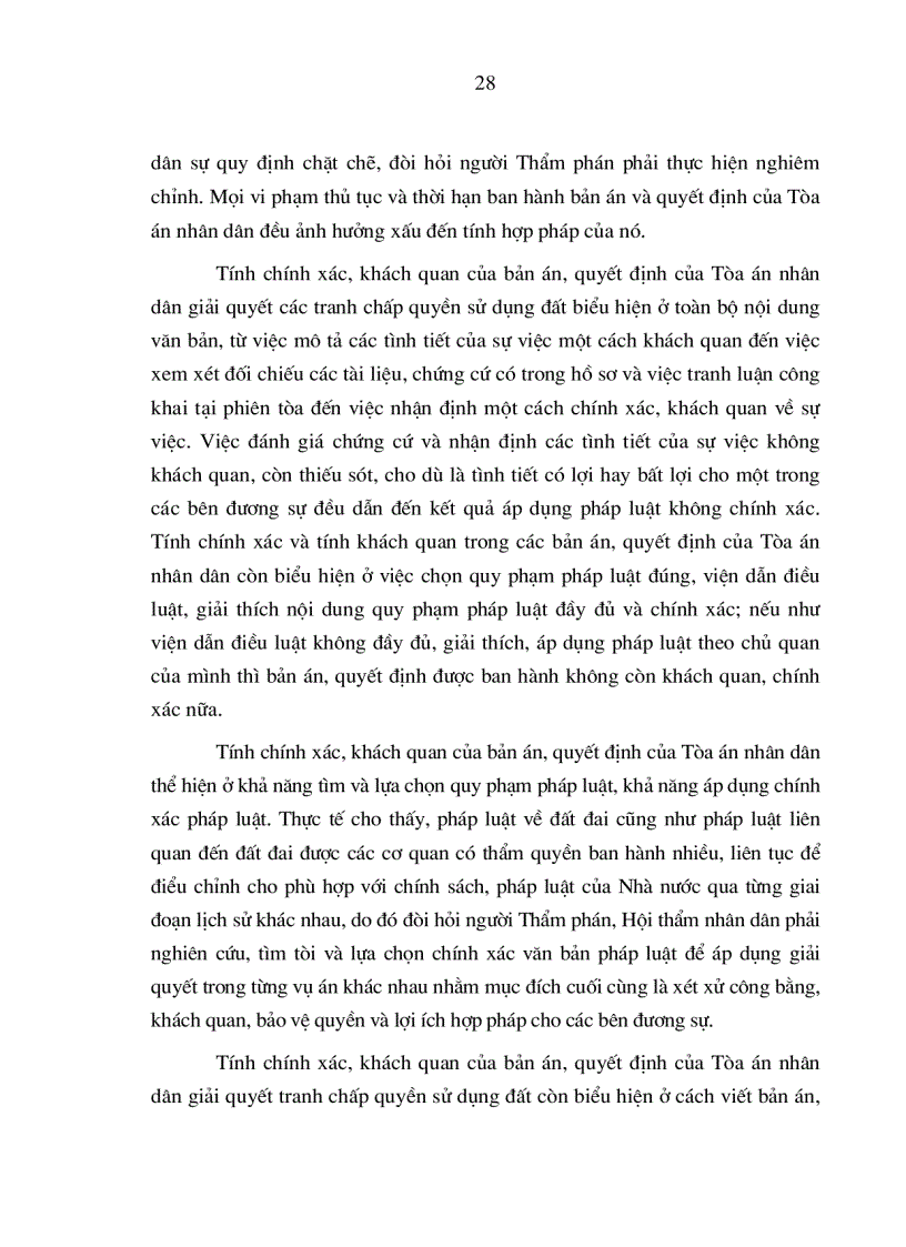 image for page Nâng cao chất lượng áp dụng pháp luật trong việc giải quyết các tranh chấp quyền sử dụng đất tại Tòa án nhân dân ở nước ta hiện nay