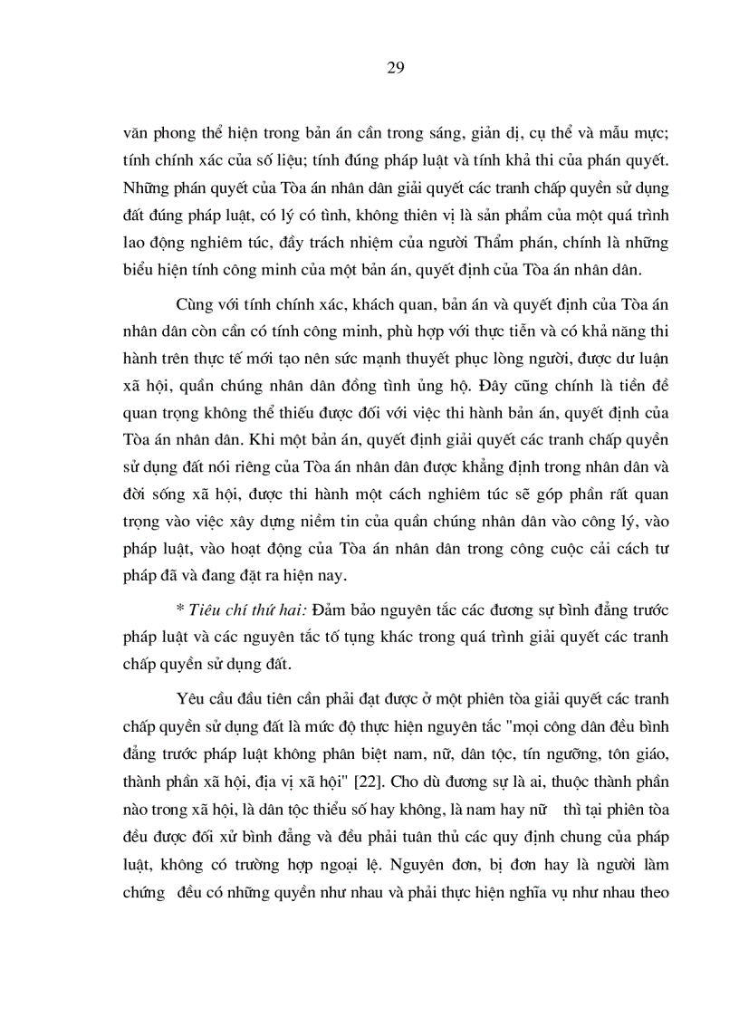 image for page Nâng cao chất lượng áp dụng pháp luật trong việc giải quyết các tranh chấp quyền sử dụng đất tại Tòa án nhân dân ở nước ta hiện nay