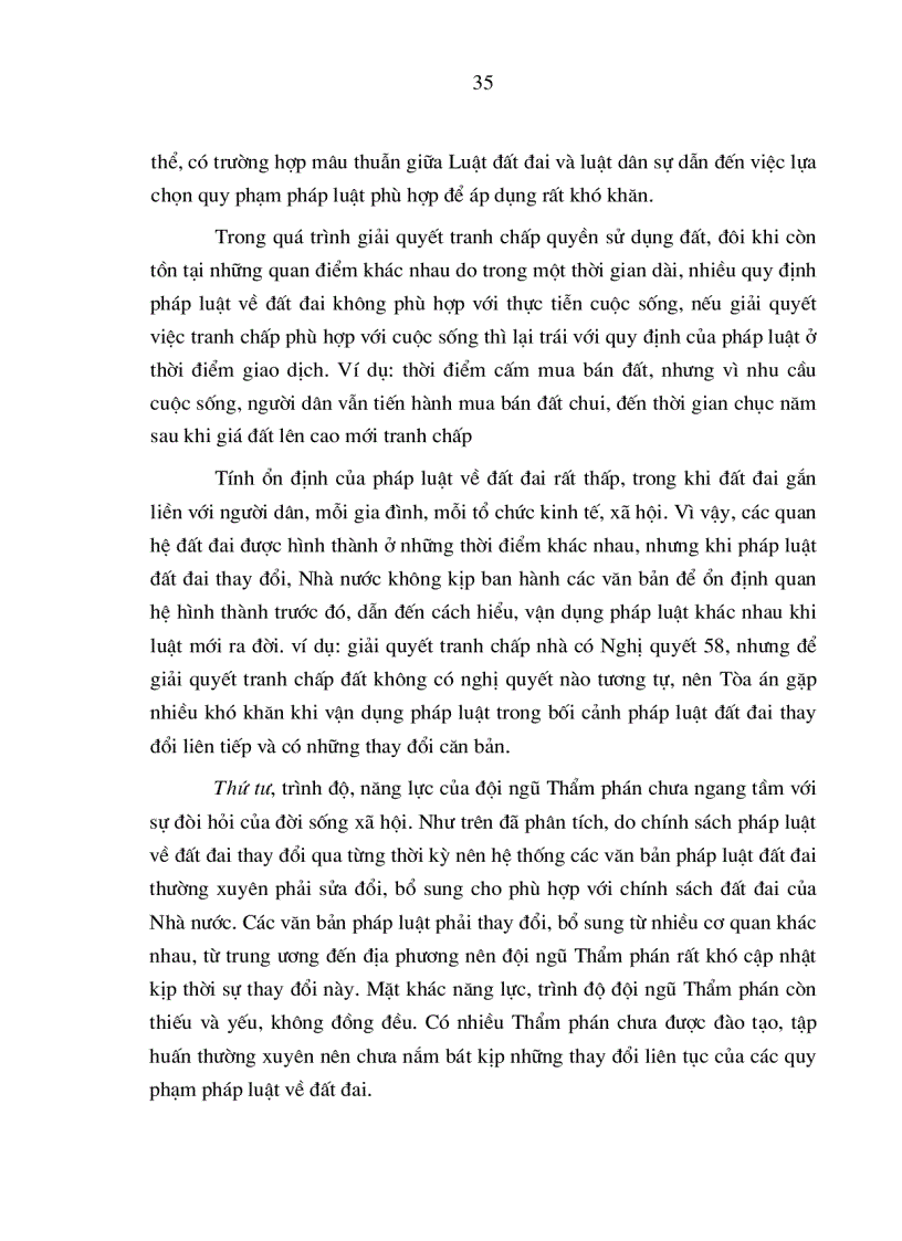 image for page Nâng cao chất lượng áp dụng pháp luật trong việc giải quyết các tranh chấp quyền sử dụng đất tại Tòa án nhân dân ở nước ta hiện nay