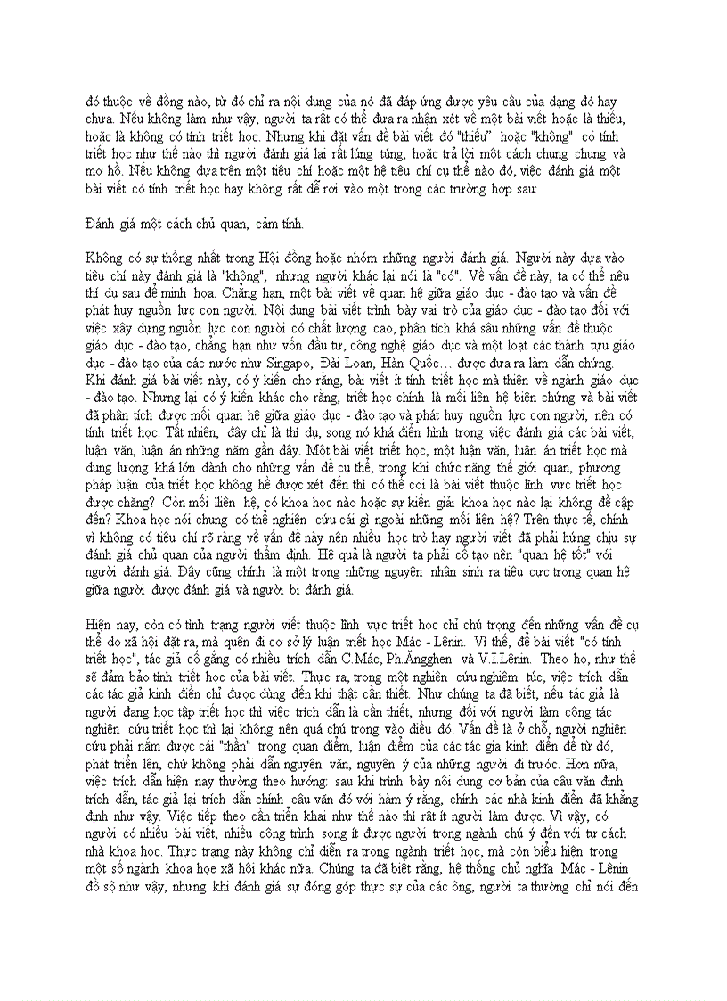 image for page Thế nào là một bài viết có tính triết học