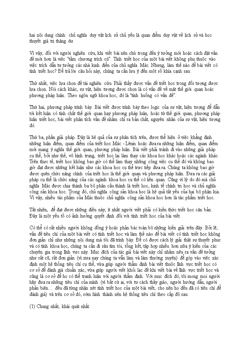 image for page Thế nào là một bài viết có tính triết học
