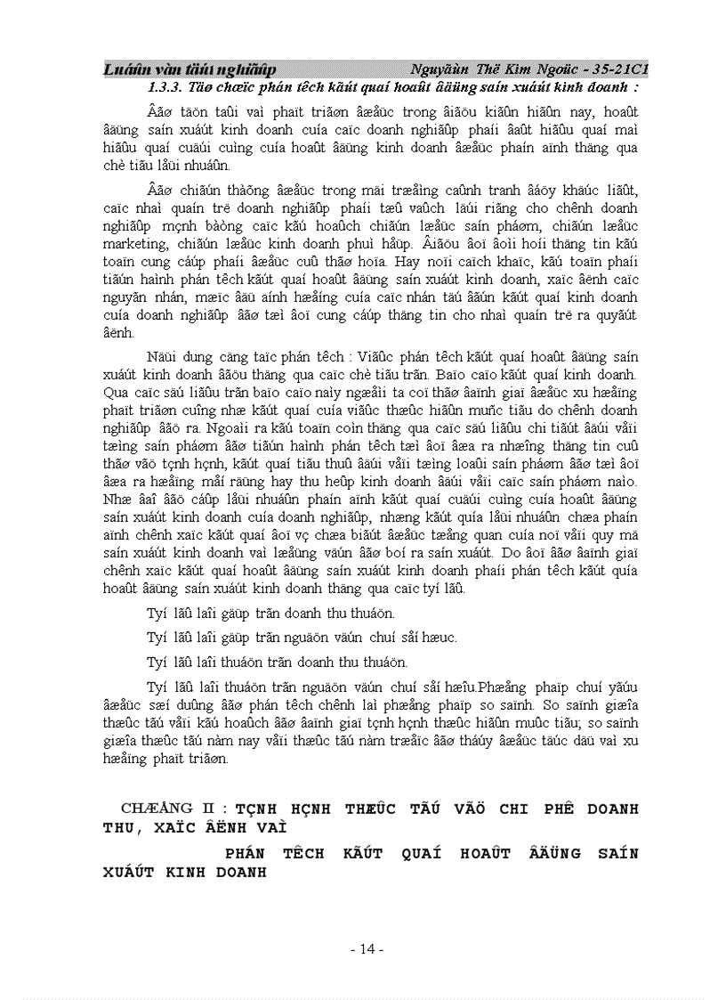 image for page Hoàn thiện tổ chức chi phí doanh thu xác định và phân tích kết quả hoạt động sản xuất kinh doanh tại công ty cao su đà nẵng