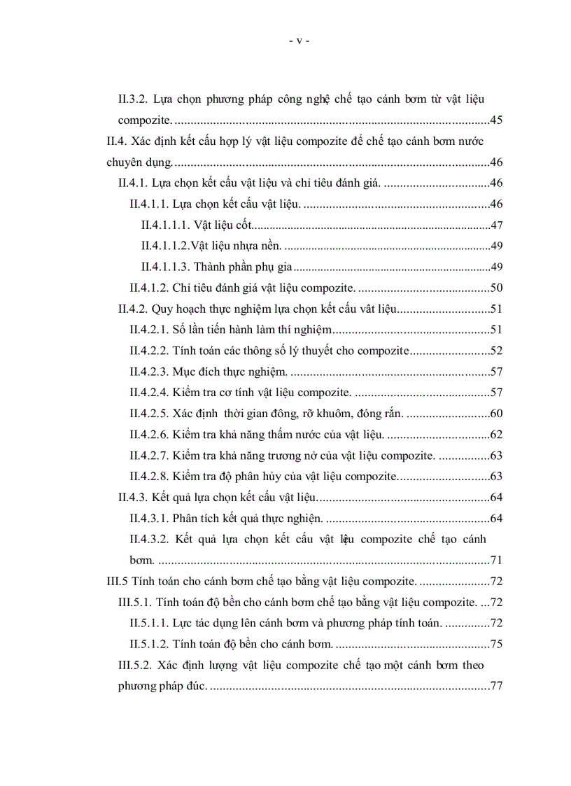 image for page Xác định cấu tạo lớp và thành phần mat nhựa hợp lý để chế tạo cánh bơm nước chuyên dụng cho nuôi trồng thủy sản từ vật liệu compozite