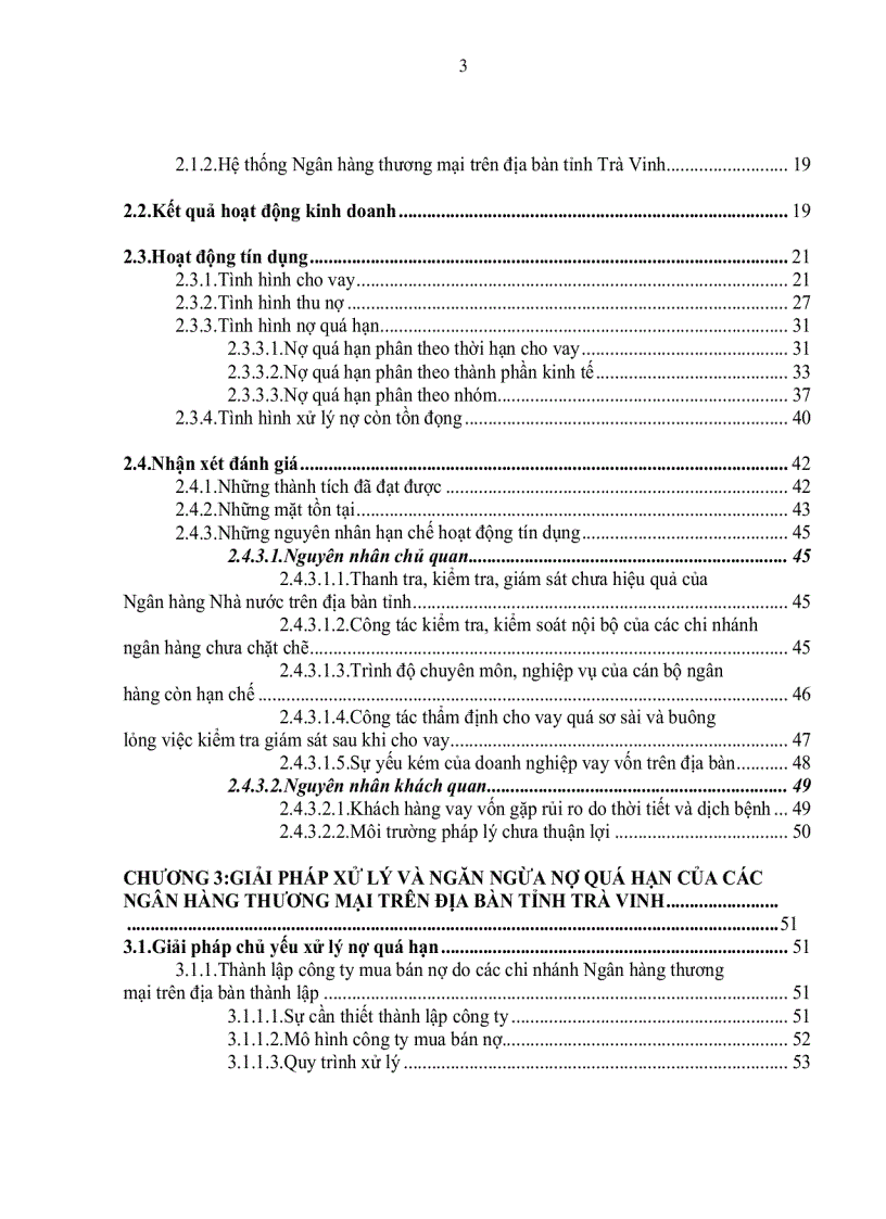 image for page Giải pháp xử lý và ngăn ngừa nợ quá hạn của các ngân hàng thương mại trên địa bàn tỉnh Trà Vinh
