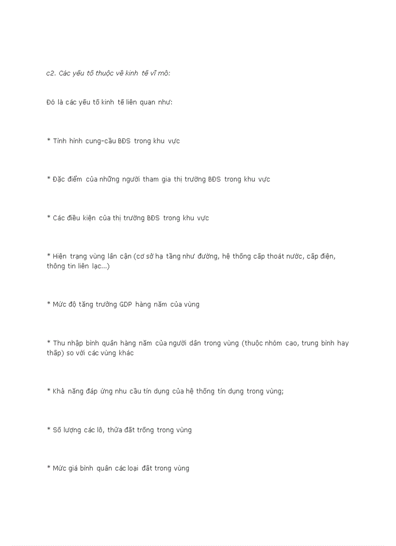 image for page Các yếu tố ảnh hưởng đến giá bất động sản