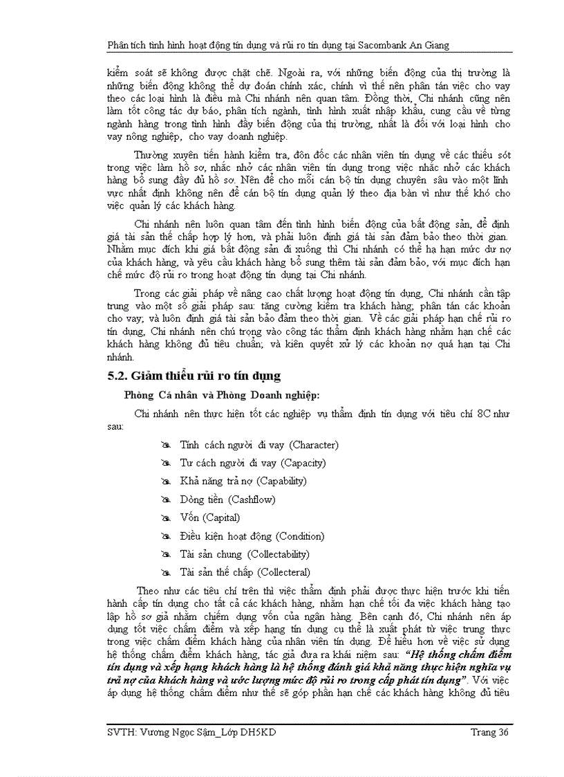 image for page Phân tích tình hình hoạt động tín dụng và rủi ro tín dụng tại ngân hàng tmcp sài gòn thương tín chi nhánh an giang