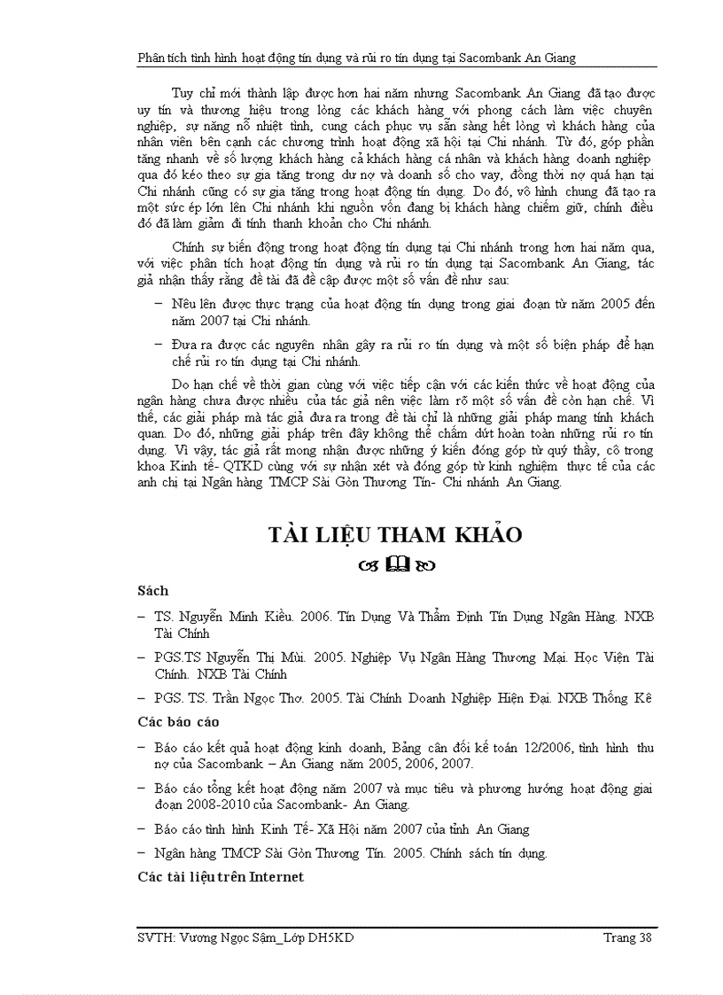 image for page Phân tích tình hình hoạt động tín dụng và rủi ro tín dụng tại ngân hàng tmcp sài gòn thương tín chi nhánh an giang