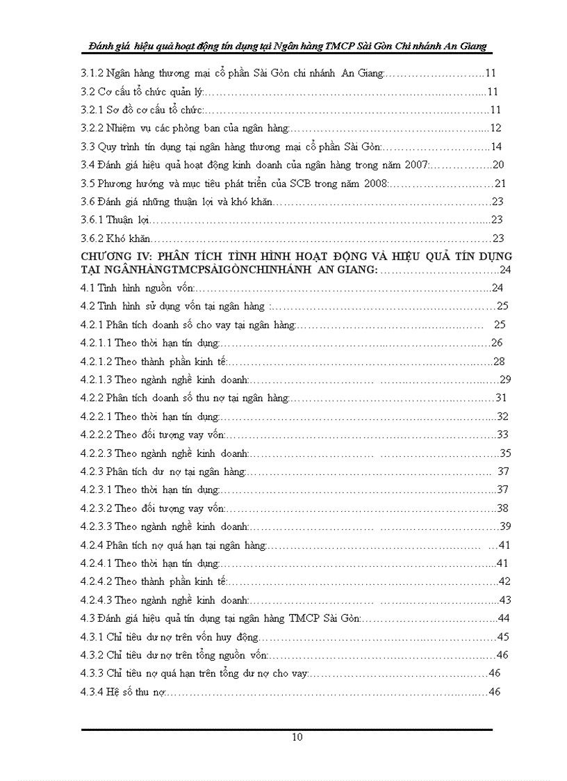 image for page Đánh giá hiệu quả hoạt động tín dụng tại ngân hàng thương mại cổ phần sài gòn chi nhánh an giang