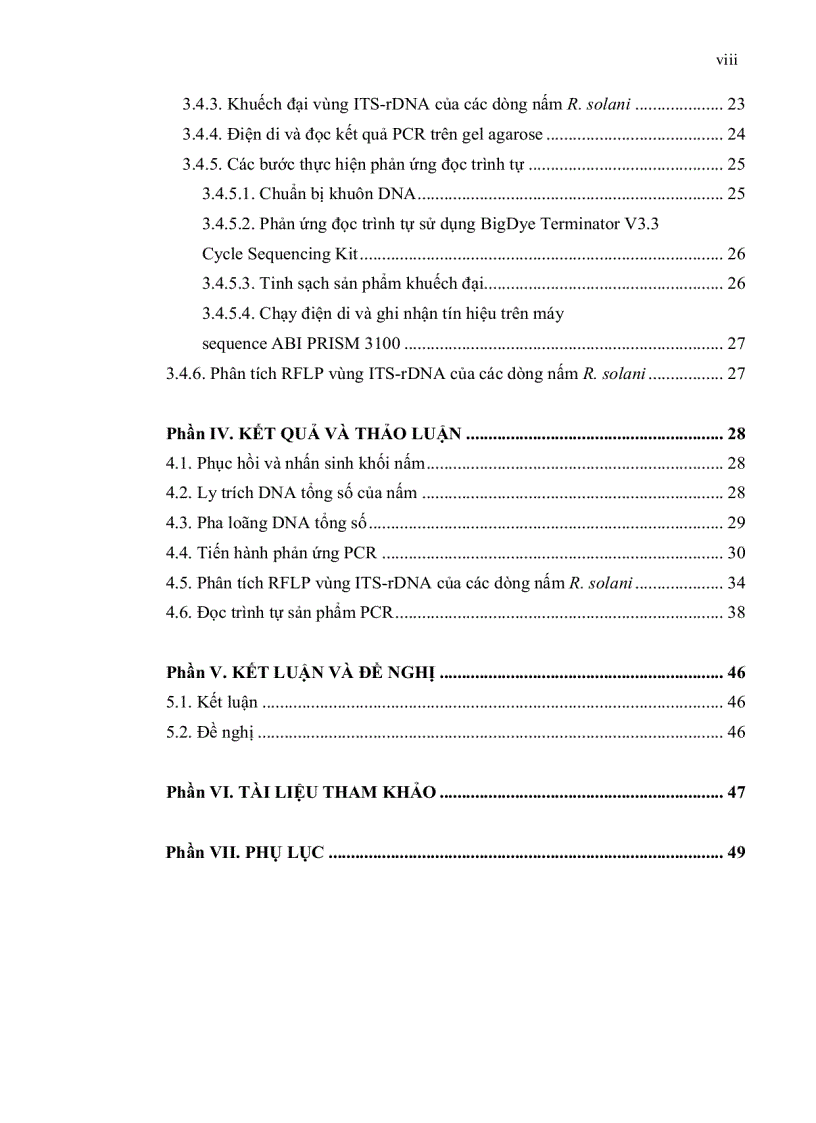 image for page KHẢO SÁT SỰ ĐA DẠNG DI TRUYỀN CỦA NẤM Rhizoctonia solani GÂY BỆNH TRÊN CÂY BÔNG VẢI Ở VIỆT NAM