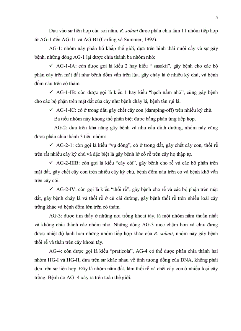 image for page KHẢO SÁT SỰ ĐA DẠNG DI TRUYỀN CỦA NẤM Rhizoctonia solani GÂY BỆNH TRÊN CÂY BÔNG VẢI Ở VIỆT NAM