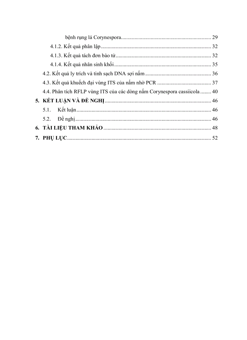 image for page HÂN TÍCH ĐA DẠNG DI TRUYỀN QUẦN THỂ NẤM Corynespora cassiicola Berk Curt Wei GÂY BỆNH TRÊN CÂY CAO SU Hevea brasiliensis Muell Arg TẠI LAI KHÊ BẾN CÁT BÌNH DƯƠNG BẰNG PHƯƠNG PHÁP RFLP P