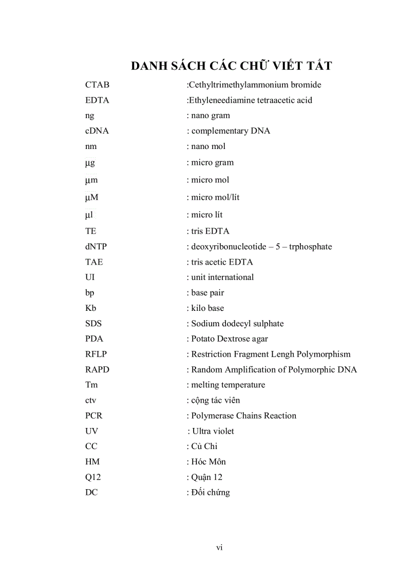 image for page Phân lập và định danh tác nhân gây bệnh đốm lá cây cải ngọt tại Tp HCM bằng phương pháp PCR và giải trình vùng 16S 23S rDNA