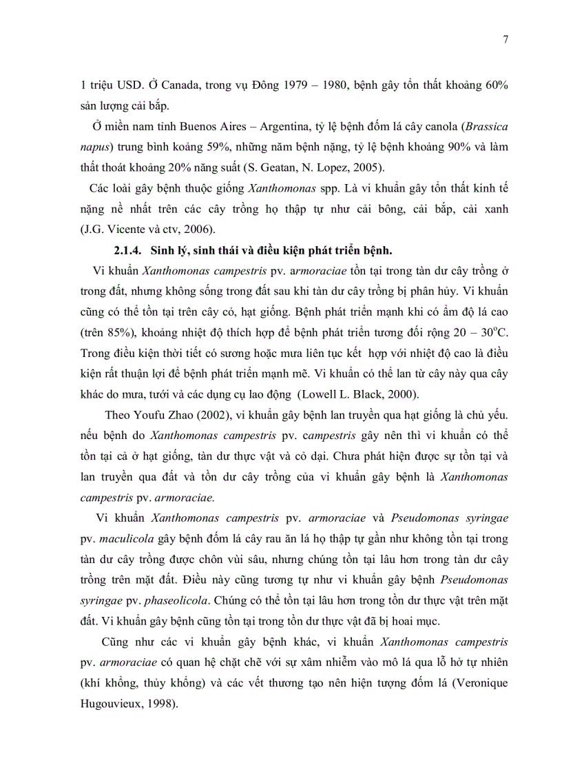 image for page Phân lập và định danh tác nhân gây bệnh đốm lá cây cải ngọt tại Tp HCM bằng phương pháp PCR và giải trình vùng 16S 23S rDNA