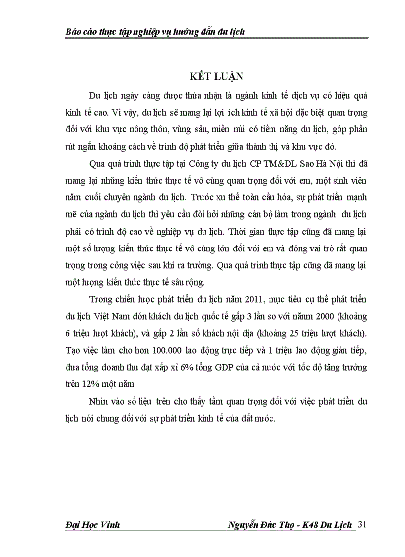 image for page Báo cáo thực tập tại Công ty CP thương mại DL Sao Hà Nội