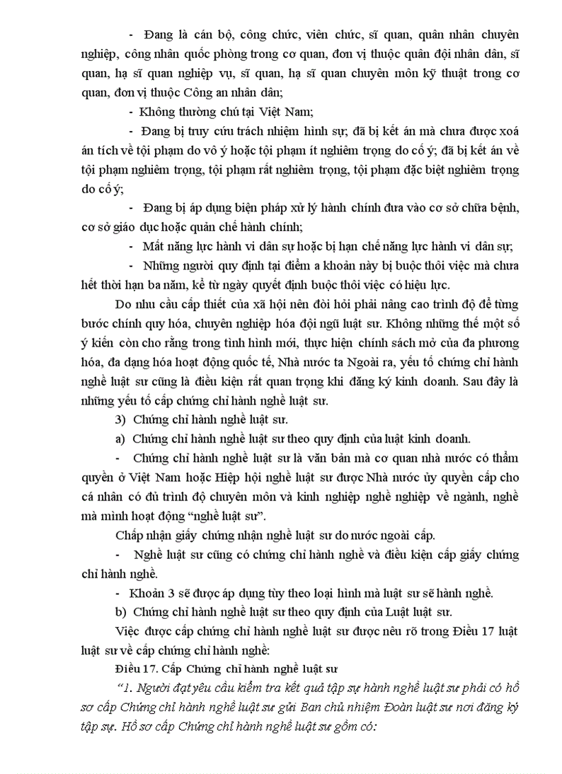 image for page Quy định pháp luật hiện hành về điều kiện kinh doanh và chứng chỉ hành nghề Phân tích chứng chỉ kinh doanh và chứng chỉ hành nghề trong một lĩnh vực kinh doanh cụ thể