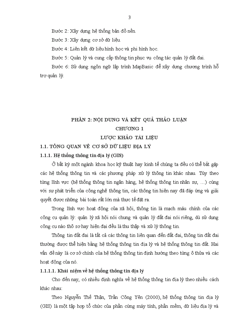 image for page Ứng dụng gis trong xây dựng cơ sở dữ liệu tài nguyên đất đai phục vụ công tác quản lý đất đai huyện châu thành tỉnh đồng tháp