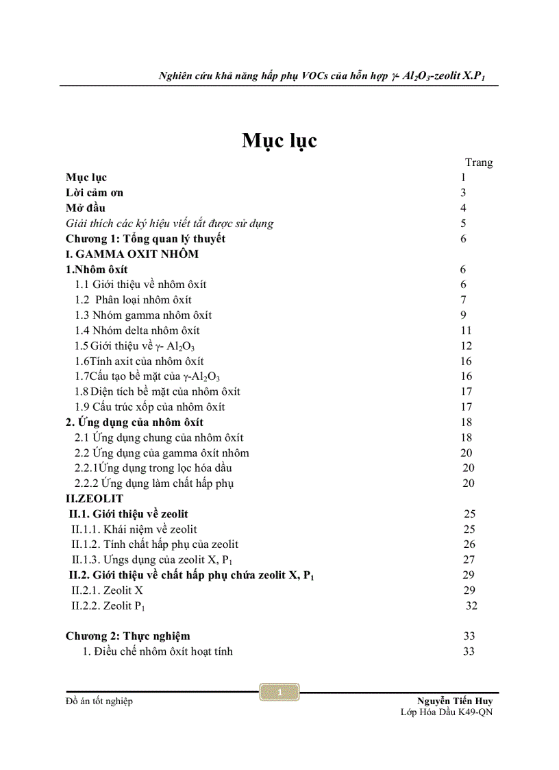 image for page Nghiên cứu khả năng hấp phụ VOCs của hỗn hợp y Al2O3 zeolit X P