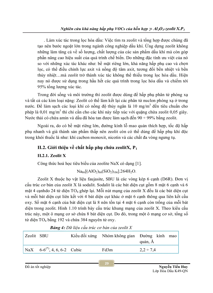 image for page Nghiên cứu khả năng hấp phụ VOCs của hỗn hợp y Al2O3 zeolit X P