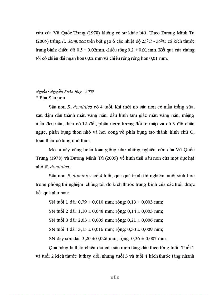 image for page Thành phần sâu mọt hại sắn bảo quản nghiên cứu đặc điểm sinh học sinh thái học và biện pháp phòng trừ mọt đục hạt nhỏ Rhizopertha dominica Fabricius tại tỉnh Yên Bái năm 2009