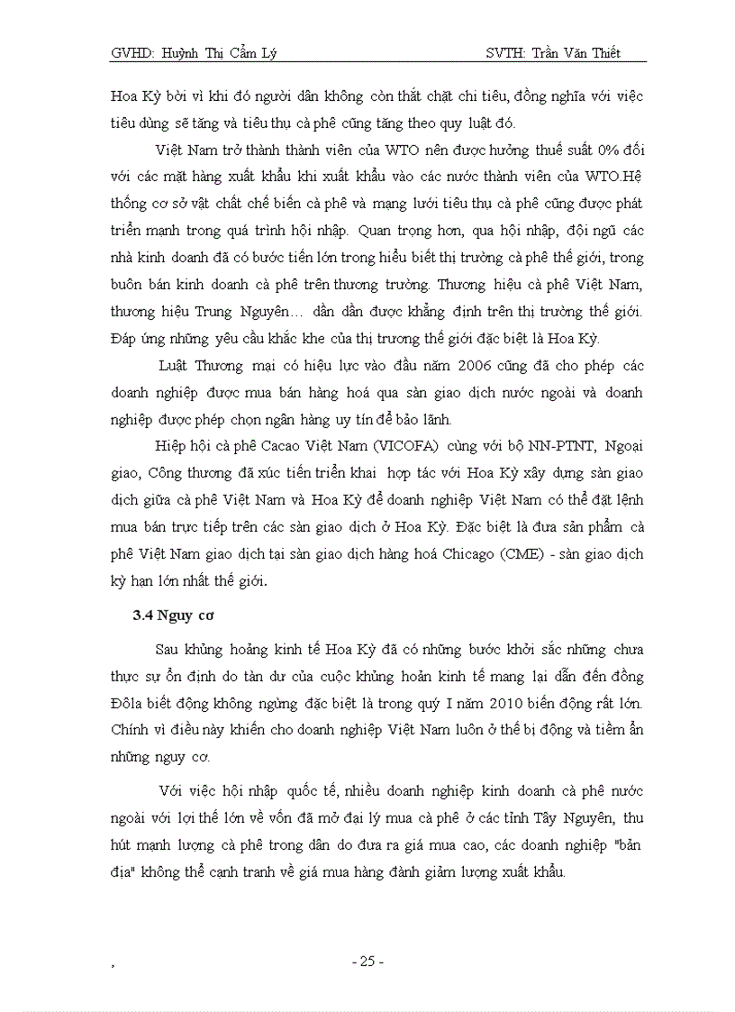 image for page Phân tích tình hình xuất khẩu cà phê của Việt Nam sang thị trường Hoa Kỳ giai đoạn 2006 2010