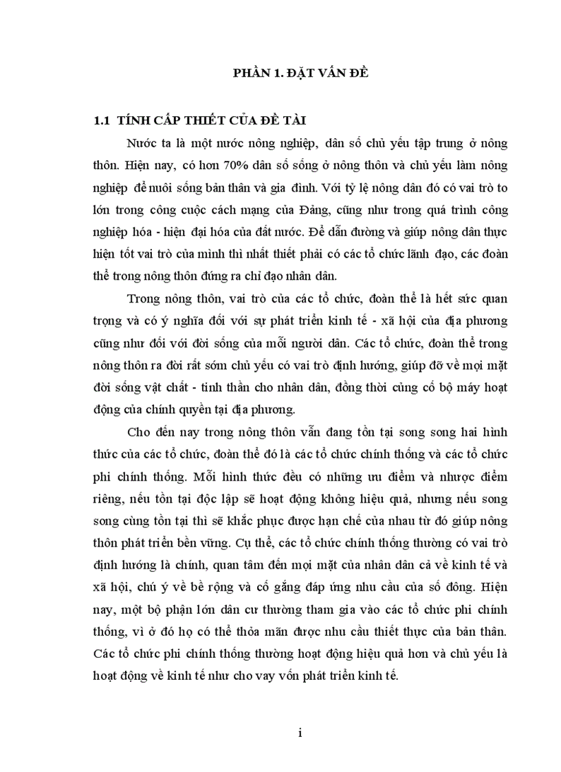 image for page Đánh giá vai trò của một số tổ chức đoàn thể trong nông thôn đến sự phát triển kinh tế xã hội tại xã Nam Anh huyện Nam Đàn tỉnh Nghệ An