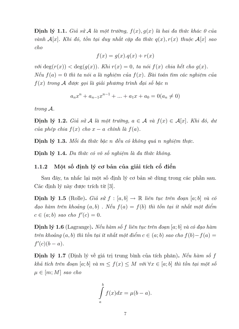 image for page Công thức Khai triển Taylor Gontcharov và áp dụng