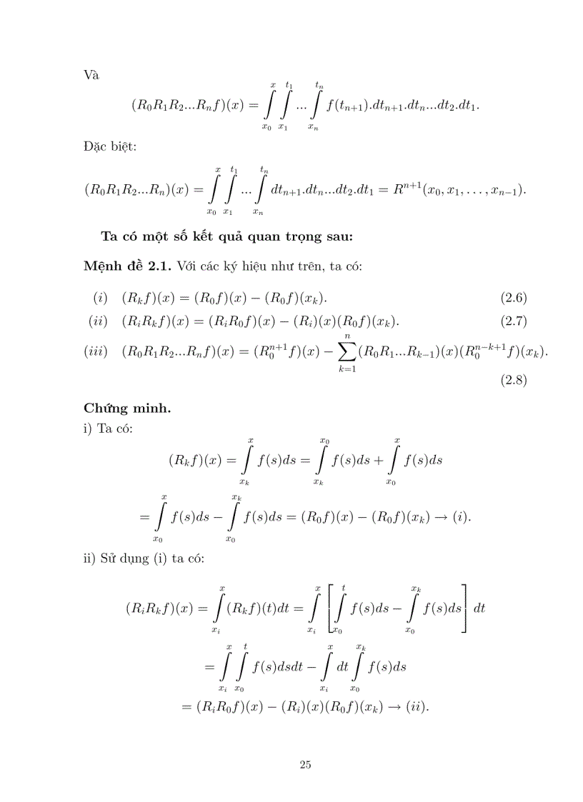 image for page Công thức Khai triển Taylor Gontcharov và áp dụng
