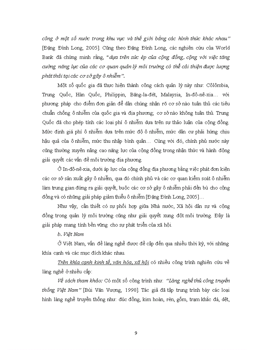 image for page Đánh giá hiện trạng ô nhiễm môi trường phục vụ phát triển bền vững làng nghề chế biến thực phẩm Dương Liễu huyện Hoài Đức thành phố Hà Nội