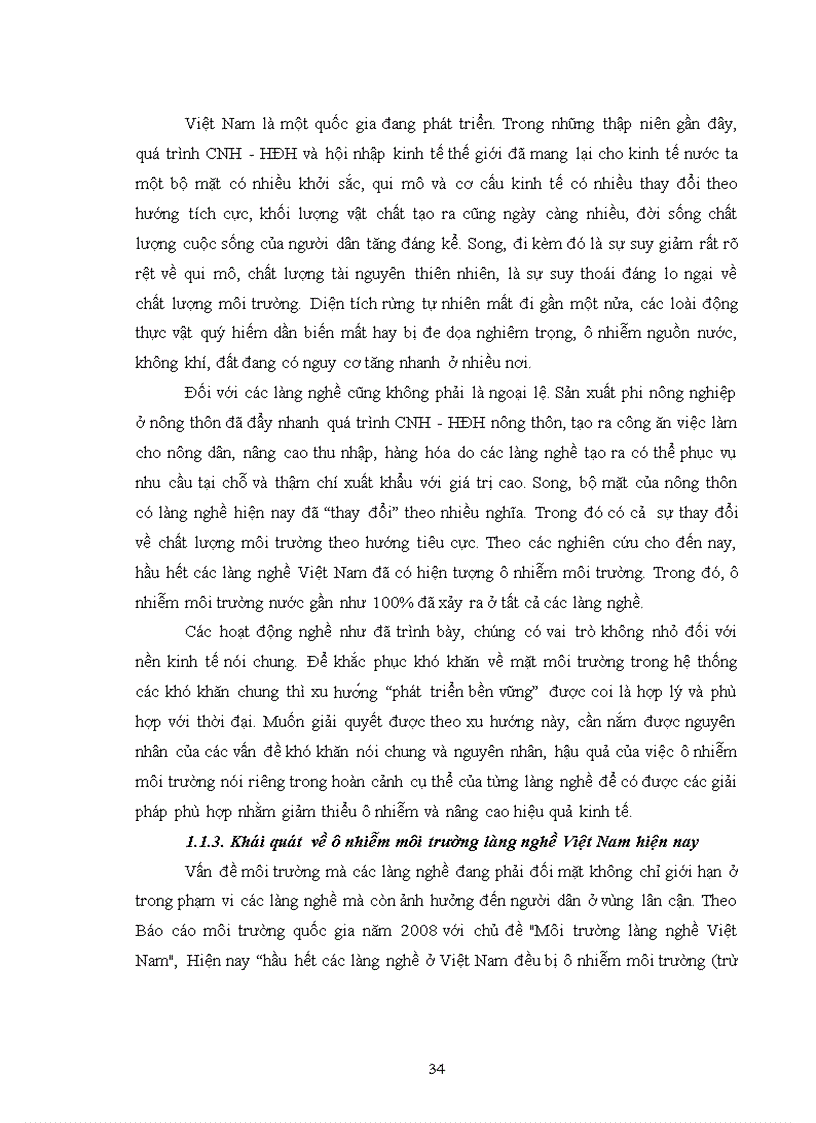 image for page Đánh giá hiện trạng ô nhiễm môi trường phục vụ phát triển bền vững làng nghề chế biến thực phẩm Dương Liễu huyện Hoài Đức thành phố Hà Nội