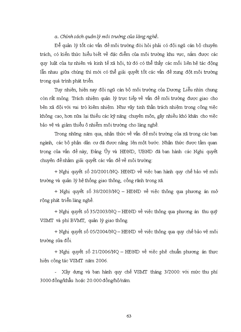 image for page Đánh giá hiện trạng ô nhiễm môi trường phục vụ phát triển bền vững làng nghề chế biến thực phẩm Dương Liễu huyện Hoài Đức thành phố Hà Nội