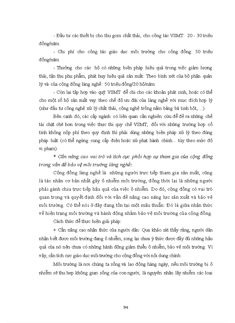 image for page Đánh giá hiện trạng ô nhiễm môi trường phục vụ phát triển bền vững làng nghề chế biến thực phẩm Dương Liễu huyện Hoài Đức thành phố Hà Nội