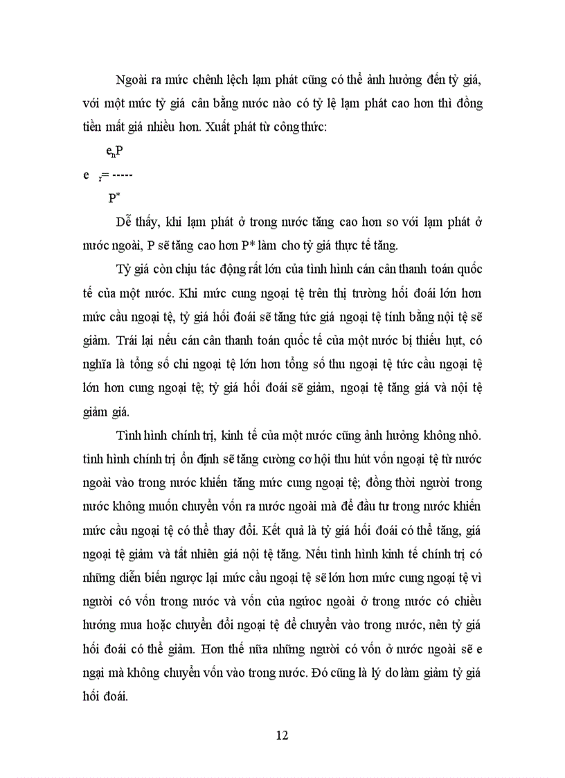 image for page Những nhân tố ảnh hưởng đến tỷ giá hối đoái và tác động của tỷ giá hối đoái đối với nền kinh tế
