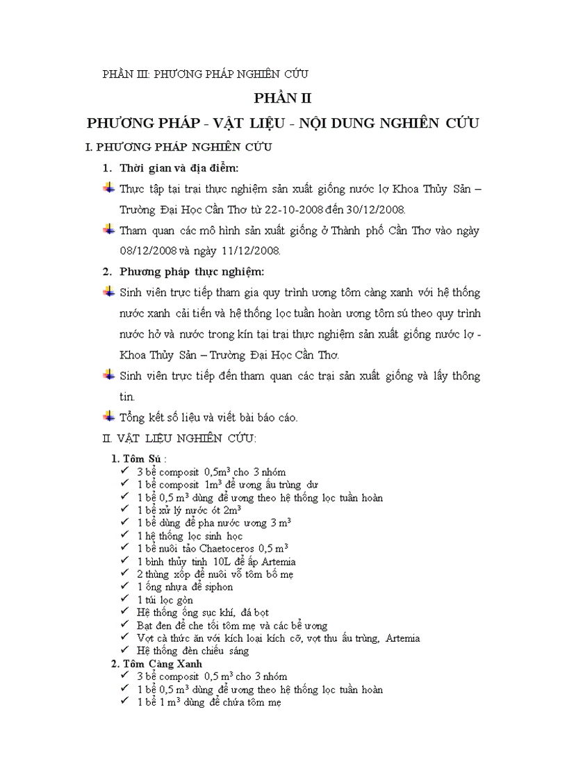 image for page Thực tập giáo trình chuyên môn nước lợ